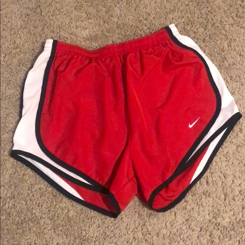 Nike Dri-Fit Running Shorts in Red